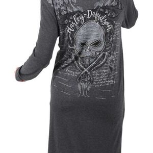 Harley-Davidson® Women's Willie G Skull Embellished Extra Long Cardigan